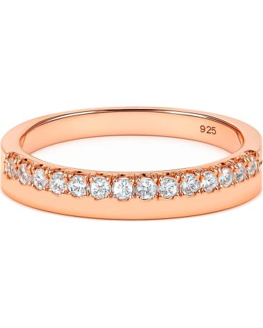 ANEL DIAMONFIRE 6121001082175 COM ZIRCÓNIAS OURO ROSA