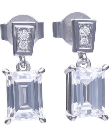 BRINCOS DIAMONFIRE 6220601082 ZIRCÓNIAS LAPIDAÇÃO ESMERALDA