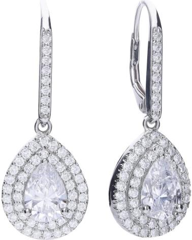 BRINCOS DIAMONFIRE 6220611082 ZIRCÓNIAS LAPIDAÇÃO GOTA