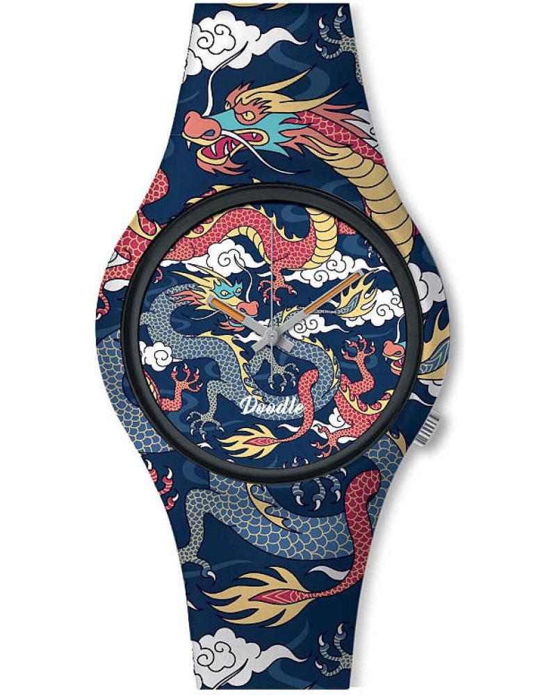 RELOJ DOODLE DO42002 MULTICOLOR CON DISEÑO DE DRAGÓN ORIENTAL MULTICOLOR