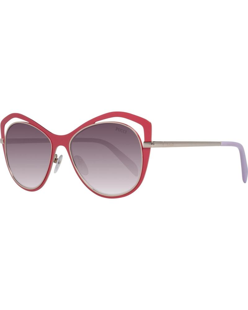 EMILIO PUCCI SONNENBRILLE EP0130-5668F ROT MIT VERLAUFSGLÄSERN
