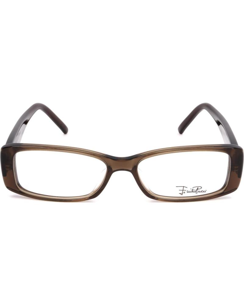 EMILIO PUCCI EP2648-207-50 BRAUNE RECHTECKIGE BRILLENFASSUNG