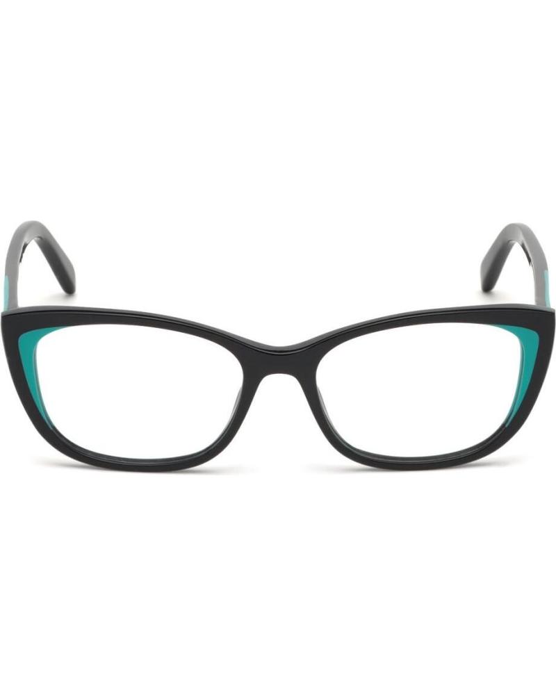 MONTURA DE GAFAS EMILIO PUCCI EP5127-52001 CAT-EYE NEGRO/TURQUESA