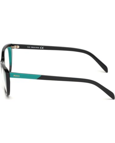 MONTURA DE GAFAS EMILIO PUCCI EP5127-52001 CAT-EYE NEGRO/TURQUESA