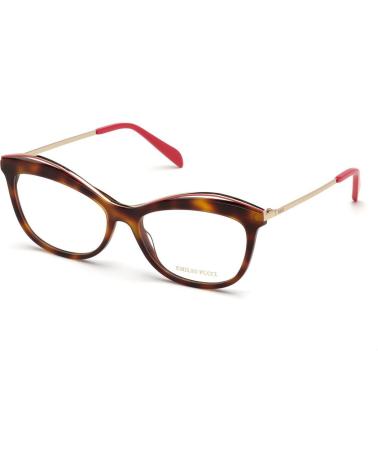 MONTURA GAFAS EMILIO PUCCI EP5135-56052 HABANA CON PATILLAS ROSAS