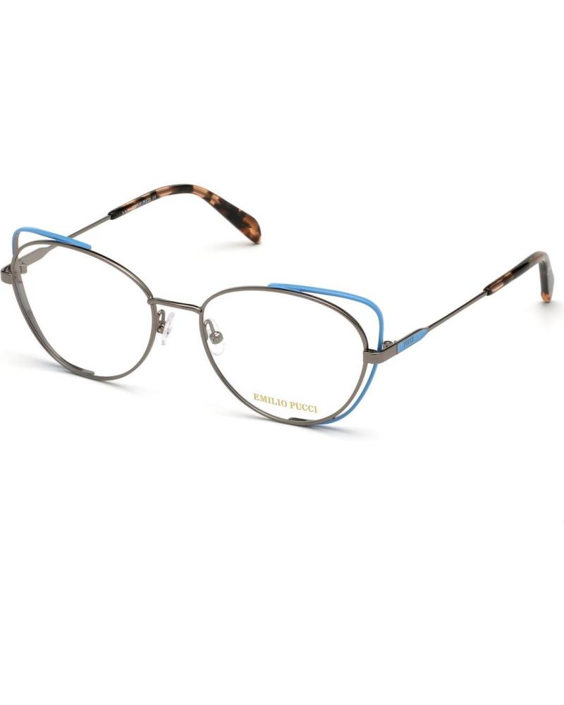 MONTURA GAFAS EMILIO PUCCI EP5141-54008 AZUL GRISÁCEO CON PATILLAS CAREY