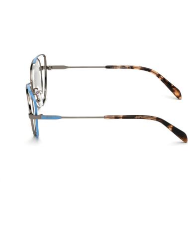 MONTURA GAFAS EMILIO PUCCI EP5141-54008 AZUL GRISÁCEO CON PATILLAS CAREY