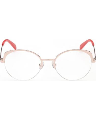 MONTURA DE GAFAS EMILIO PUCCI EP5189-52028 OVALADA CON DETALLES ROJOS