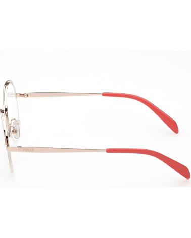 MONTURA DE GAFAS EMILIO PUCCI EP5189-52028 OVALADA CON DETALLES ROJOS