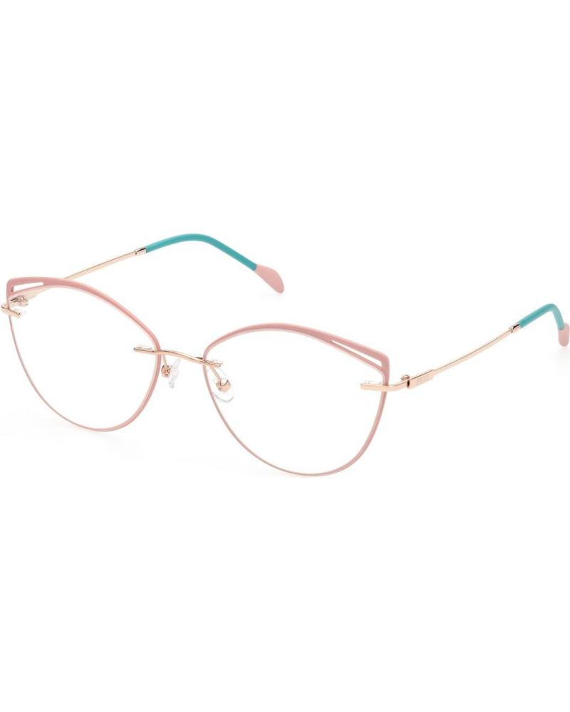 EMILIO PUCCI EP5194-56074 MONTURAS DE GAFAS METÁLICAS ROSA Y TURQUESA