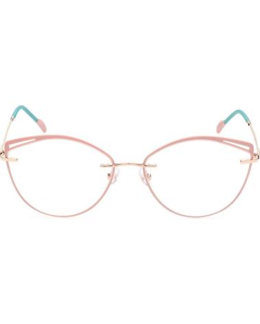 EMILIO PUCCI EP5194-56074 MONTURAS DE GAFAS METÁLICAS ROSA Y TURQUESA