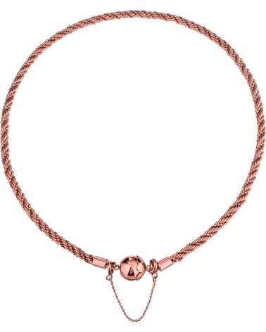 COLLAR FOLLI FOLLIE 1N15T067R CON DETALLES EN ORO ROSA