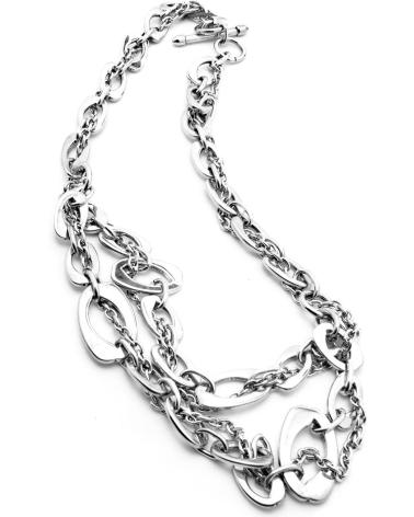 COLLAR DE CADENA FOLLI FOLLIE 1N7F099 PLATA