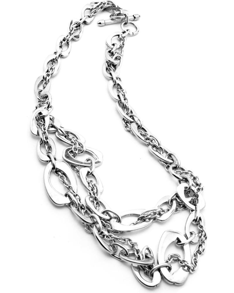 COLLAR DE CADENA FOLLI FOLLIE 1N7F099 PLATA