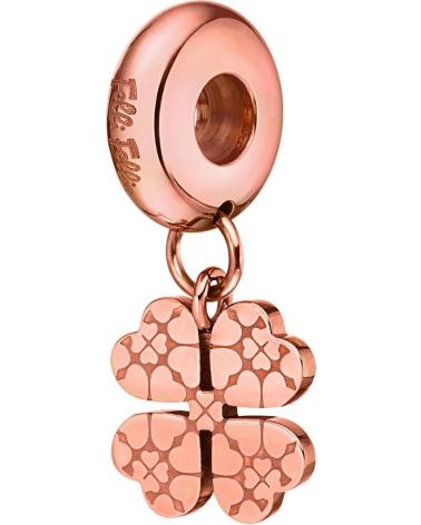 BRELOQUE PENDENTIF FOLLI FOLLIE 1P16T012R TRÈFLE OR ROSE