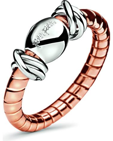 BAGUE FOLLI FOLLIE 1R14T031RA-50 DESIGN SERPENT BICOLORE OR ROSE ET ARGENT