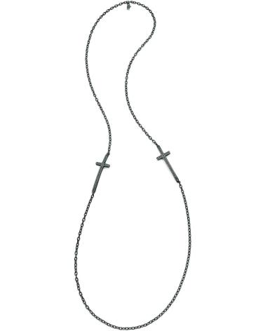 COLLANA PENDENTE FOLLI FOLLIE 3N14T020KK CON DESIGN CURVO MODERNO