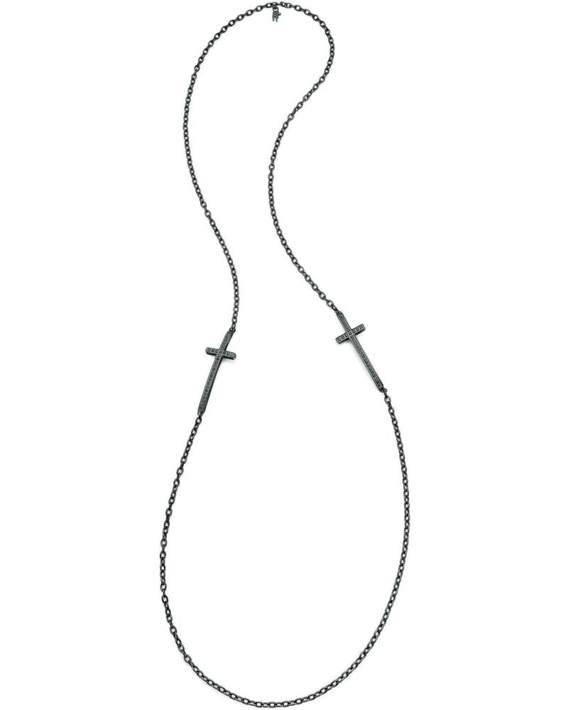 COLLANA PENDENTE FOLLI FOLLIE 3N14T020KK CON DESIGN CURVO MODERNO