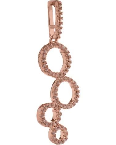 PINGENTE FOLLI FOLLIE SERPENTE ZIRCÔNIAS OURO ROSA 3P17S001RC