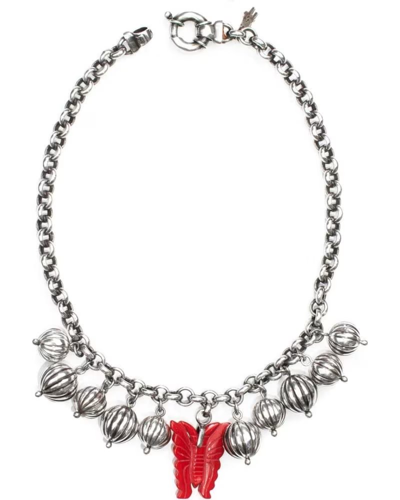 COLAR PENDENTE FOLLI FOLLIE 4N9B003R COM BERLOQUES