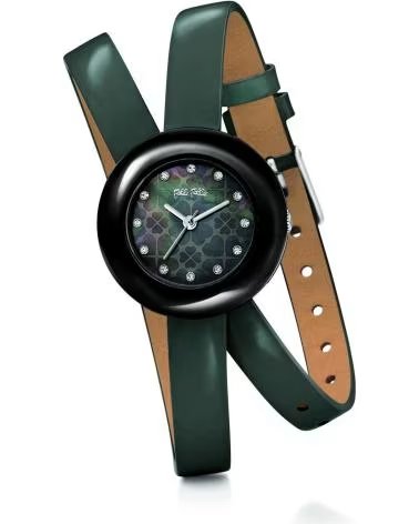 Home-FOLLI-FOLLIE-FOLLI FOLLIE WF13F029SSD BLACK WATCH WITH DOUBLE WRAP STRAP-NEGRO