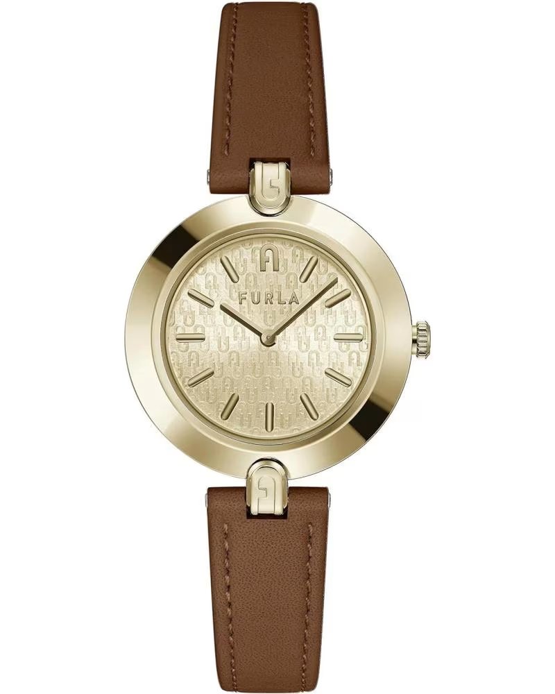 FURLA RELOJ WW00002002L2 CORREA DE PIEL MARRON