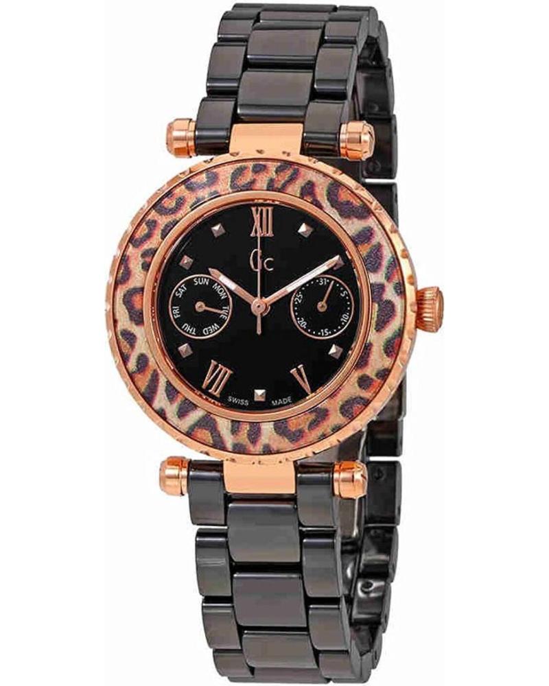 GC X35016L2S UHR SCHWARZ MIT ROSÉGOLD-DETAILS NEGRO