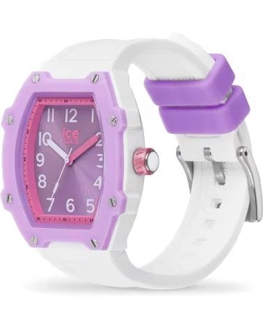 Início-ICE-RELÓGIO ICE 023328 COM BRACELETE BRANCA E MOSTRADOR LILÁS-BLANCO