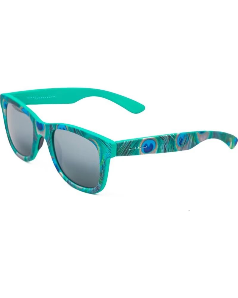 Startseite-ITALIA-INDEPENDENT-SONNENBRILLE ITALIA INDEPENDENT 0090-PAV-000 MIT TÜRKISGRÜNEM GESTELL UND GRAUEN SPIEGELGLÄSERN-