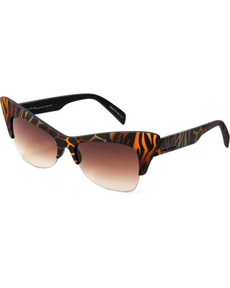 Startseite-ITALIA-INDEPENDENT-SONNENBRILLE ITALIA INDEPENDENT 0908-ZEF-044 MIT ANIMAL-PRINT-GESTELL UND VERLAUFSGLÄSERN-