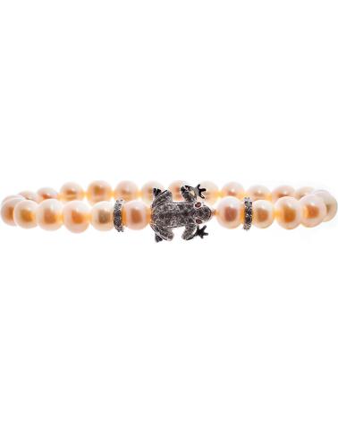 BRACCIALE LANCASTER JLA-BR-FROG-1-WH CON CHARM RANA