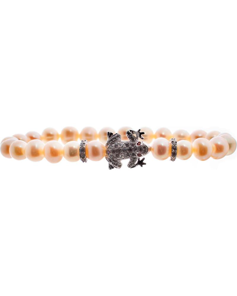 BRACCIALE LANCASTER JLA-BR-FROG-1-WH CON CHARM RANA