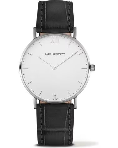 PAUL HEWITT UHR PH-SA-S-ST-W-15S MIT GRAUEM ARMBAND GRIS