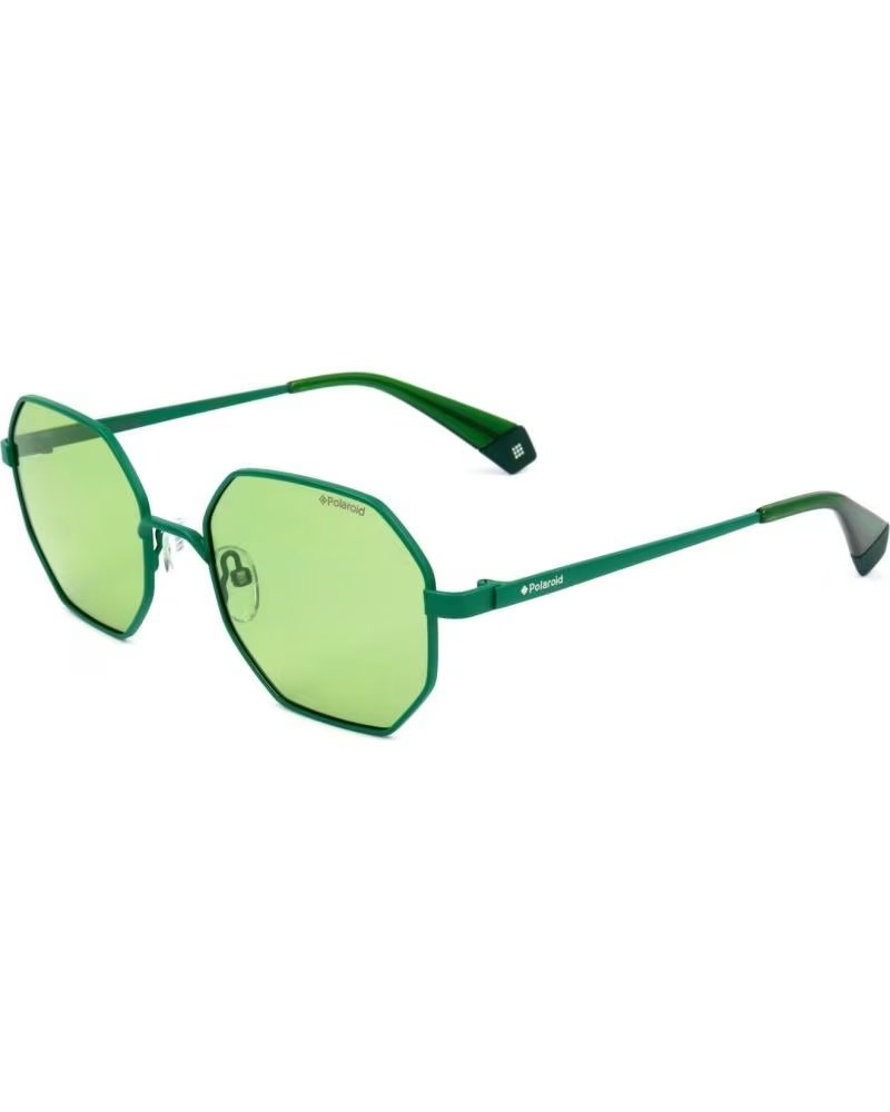 LUNETTES DE SOLEIL POLAROID PLD6067S1EDUC, DESIGN OCTOGONAL AVEC VERRES VERTS