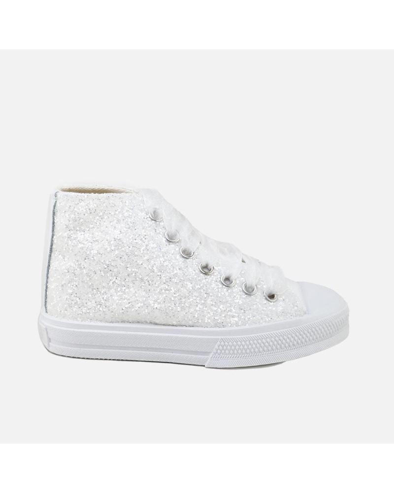 BOTAS ELI URBAN57 GLITTER ICE 1957 DE LONA BRANCA BLANCO
