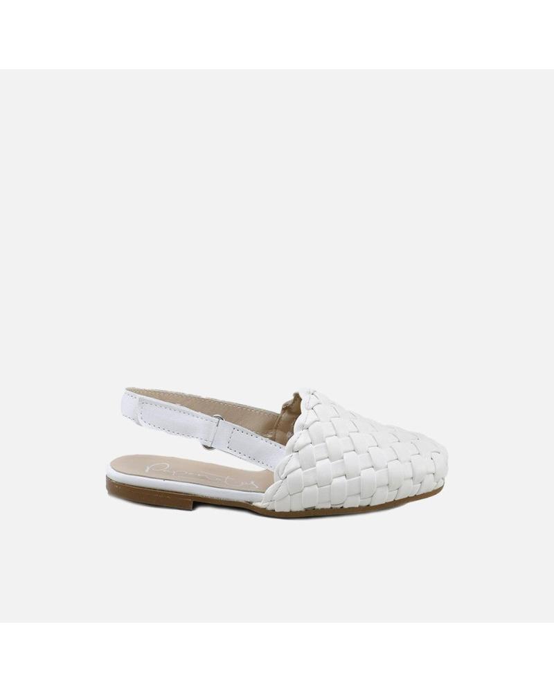 ELI MULES TRENZA PAPANATAS 1957 BLANCO