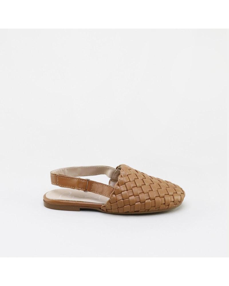 ELI MULES TRENZA CAMEL PAPANATAS 1957 MARRON