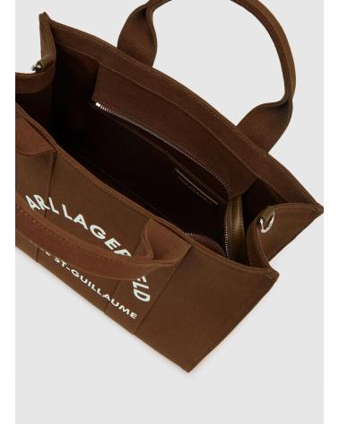 KARL LAGERFELD K-RSG SQUARE MEDIUM TOTE MARRON