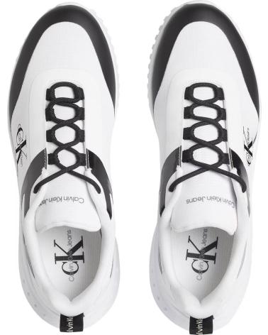 CALVIN KLEIN EVA RUNNER LOW LACE ML BLANCO