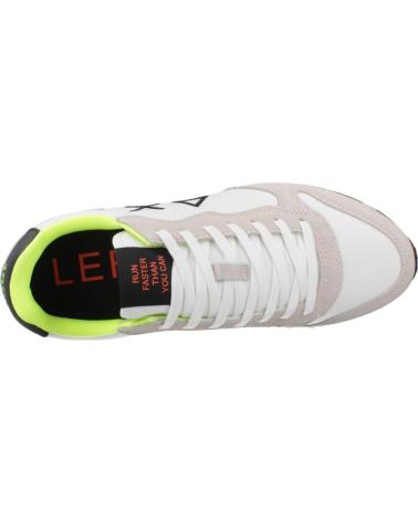 SUN68 ZAPATILLAS HOMBRE MODELO TOM FLUO COLOR BLANCO S01 BIANCO
