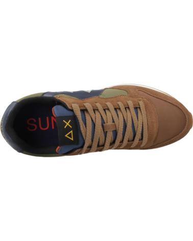 SUN68 ZAPATILLAS HOMBRE MODELO JAKI BICOLOR COLOR MARRON S93 FOX