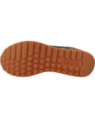 SUN68 ZAPATILLAS HOMBRE MODELO JAKI BICOLOR COLOR MARRON S93 FOX