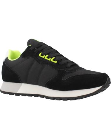 SUN68 ZAPATILLAS HOMBRE MODELO JAKI FLUO COLOR NEGRO S11 NERO