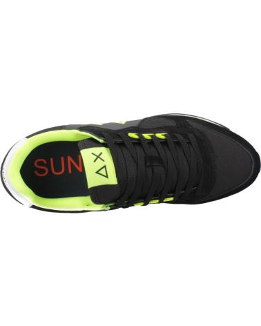 SUN68 ZAPATILLAS HOMBRE MODELO JAKI FLUO COLOR NEGRO S11 NERO