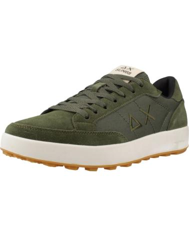 SUN68 ZAPATILLAS HOMBRE MODELO GENIUS COLOR VERDE S74 MILITA