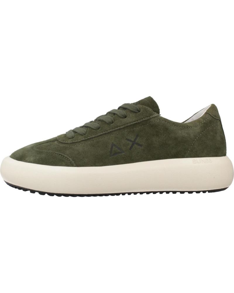 BASKETS SUN68 BIG BOY SUEDE POUR HOMME - VERT MILITAIRE S74 S74 MILITA