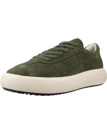 BASKETS SUN68 BIG BOY SUEDE POUR HOMME - VERT MILITAIRE S74 S74 MILITA
