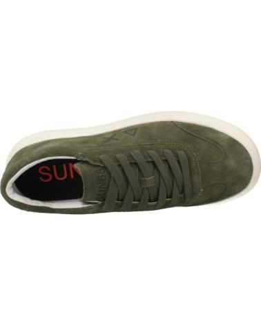 BASKETS SUN68 BIG BOY SUEDE POUR HOMME - VERT MILITAIRE S74 S74 MILITA