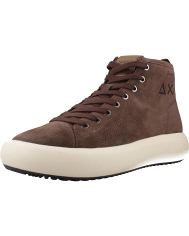BOTTINES SUN68 BIG BOY MIDI SUEDE POUR HOMME - MARRON S08 S08 MARRON