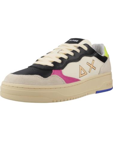 SUN68 ZAPATILLAS MUJER MODELO BIG BASKET COLOR BEIS S1131 NEBI